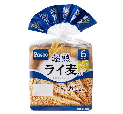 無添加食パンPasco(パスコ) 超熟 ライ麦入り